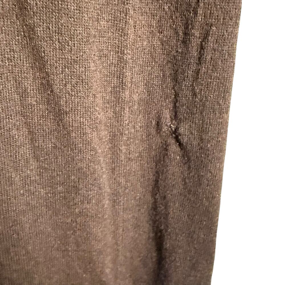 Pietro Brunelli Milano Brown La Salle Wool Blend Turtleneck Sweater Maxi Dress S - Picture 10 of 15